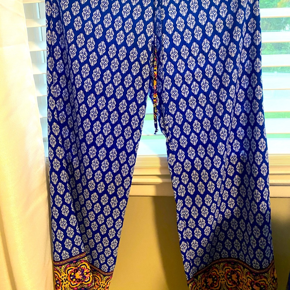 Paisley Print Pants